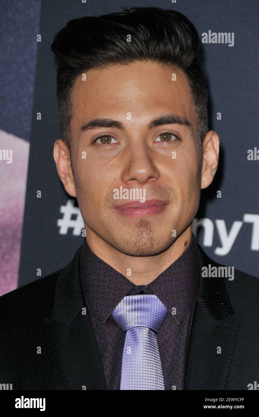 Apolo Ohno arrives at the "Manny" Los Angeles Premiere held at the TCL