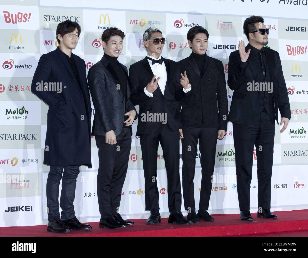 28 January 2015 - Seoul, South Korea : South Korean K-Pop boys group ...