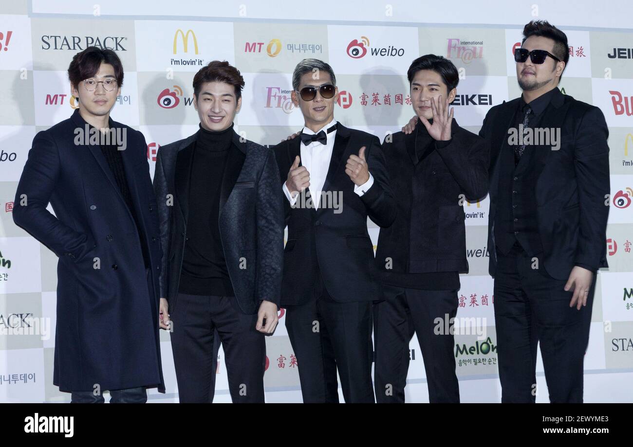 28 January 2015 - Seoul, South Korea : South Korean K-Pop boys group ...