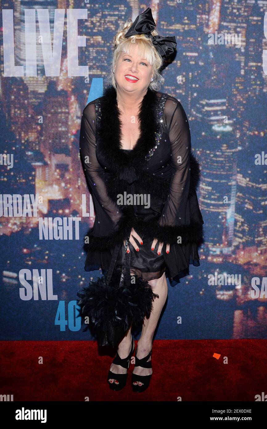 Former SNL cast member Victoria Jackson attends the SNL 40th ...