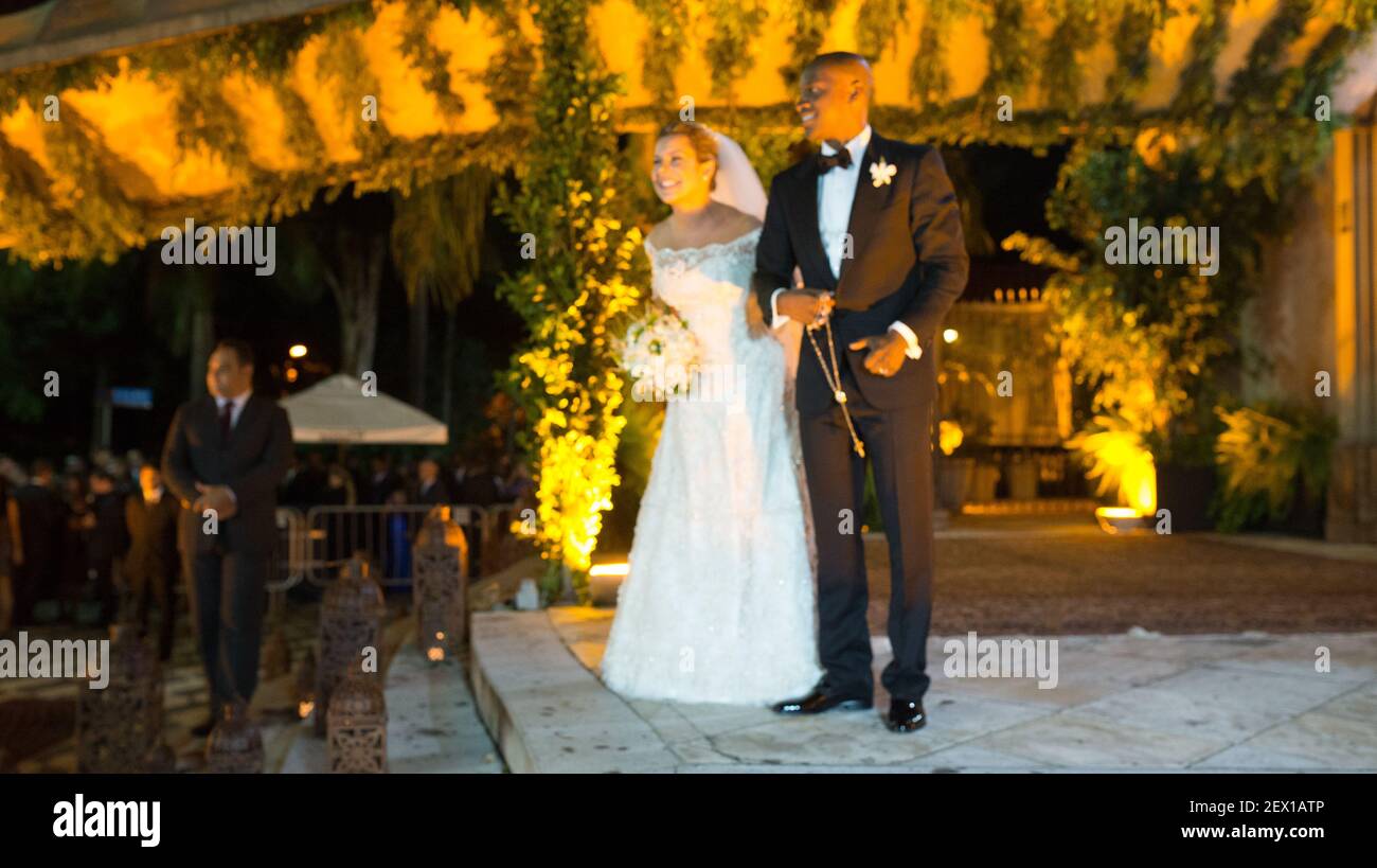 Wedding of singer Thiaguinho and actress Fernanda Souza in the