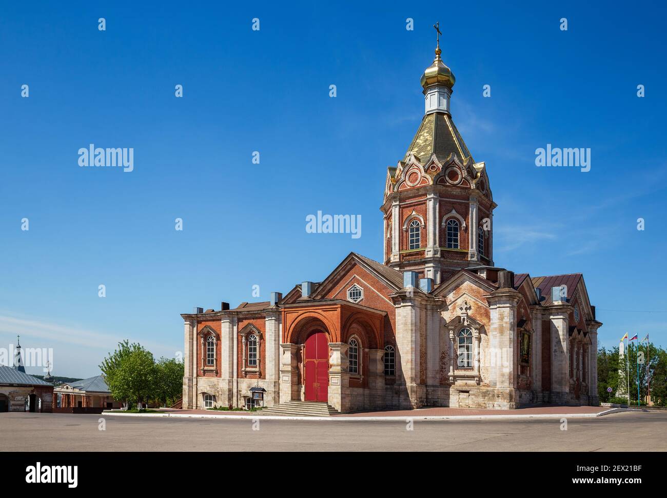 Ascension Cathedral in the center of Kasimov town, Ryazan region, Russia Stock Photo
