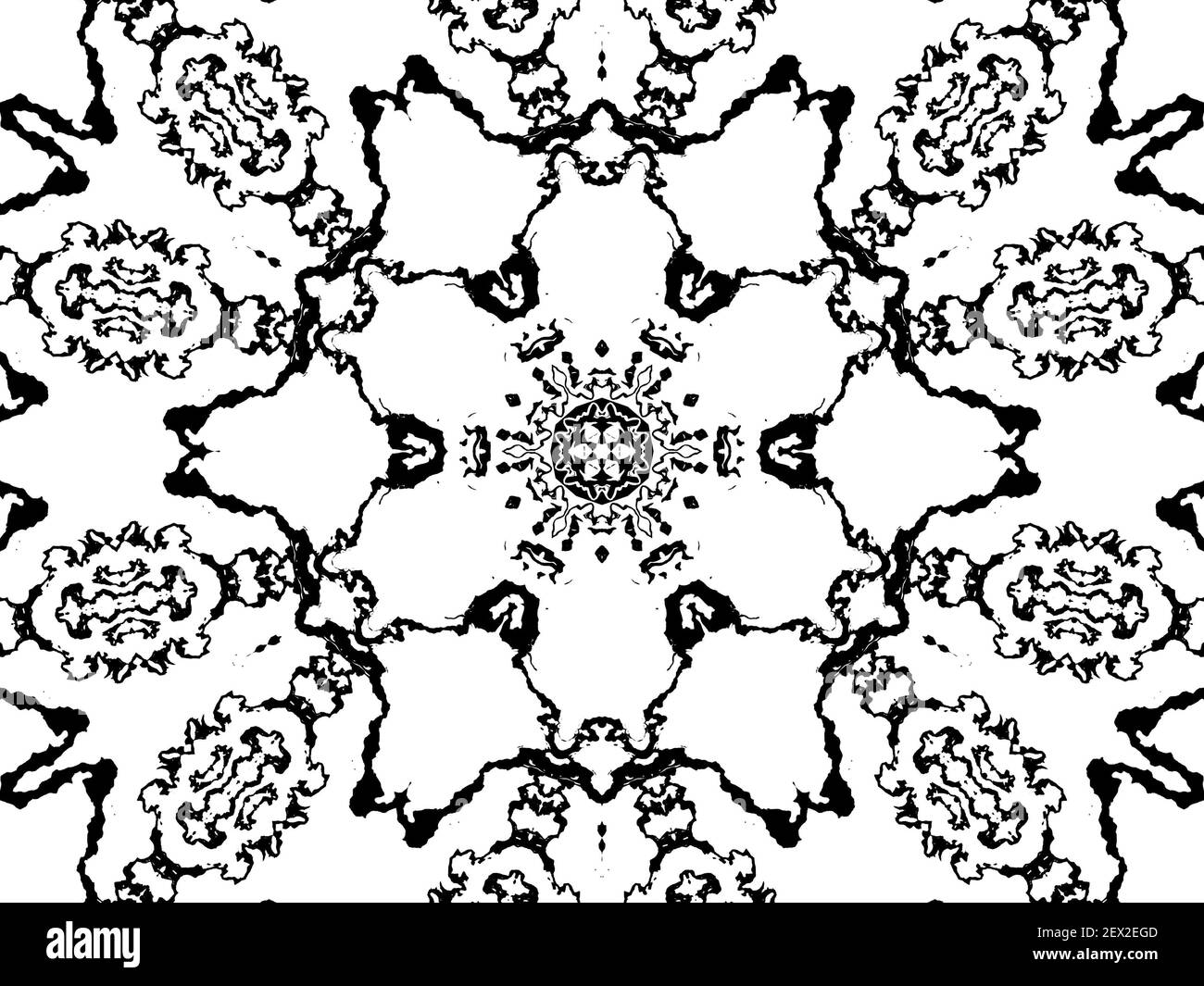 Pattern design made with the help of graphics editing and formatting