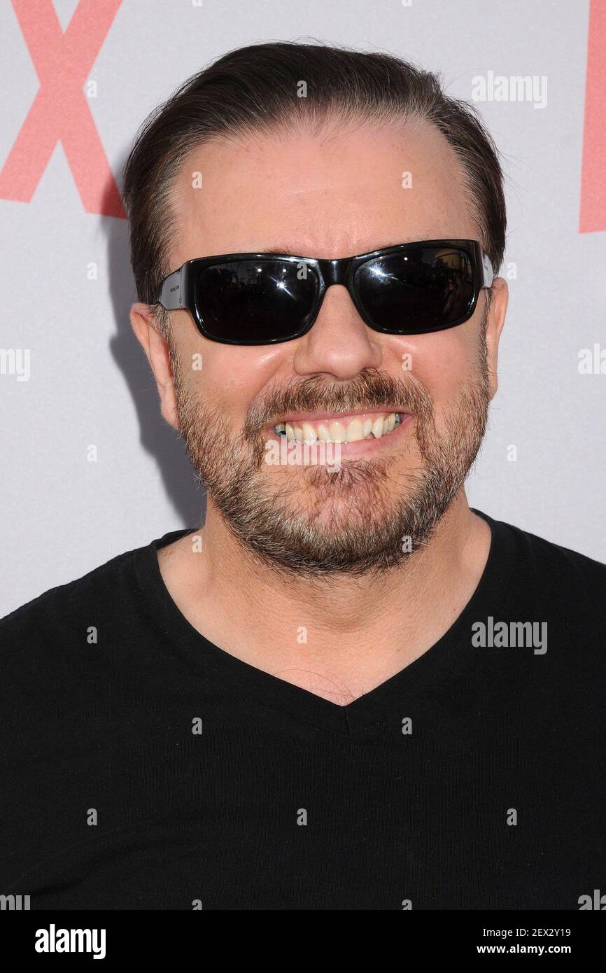 8 April 2015 - Los Angeles, California - Ricky Gervais. Netflix "Derek
