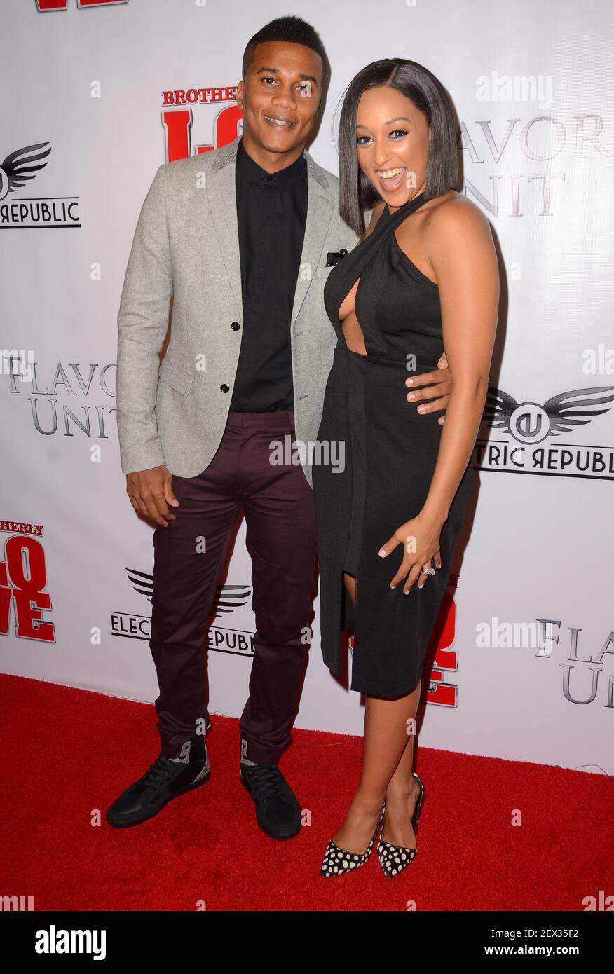 14 April 2015 - West Hollywood, California - Cory Hardrict, Tia Mowry 