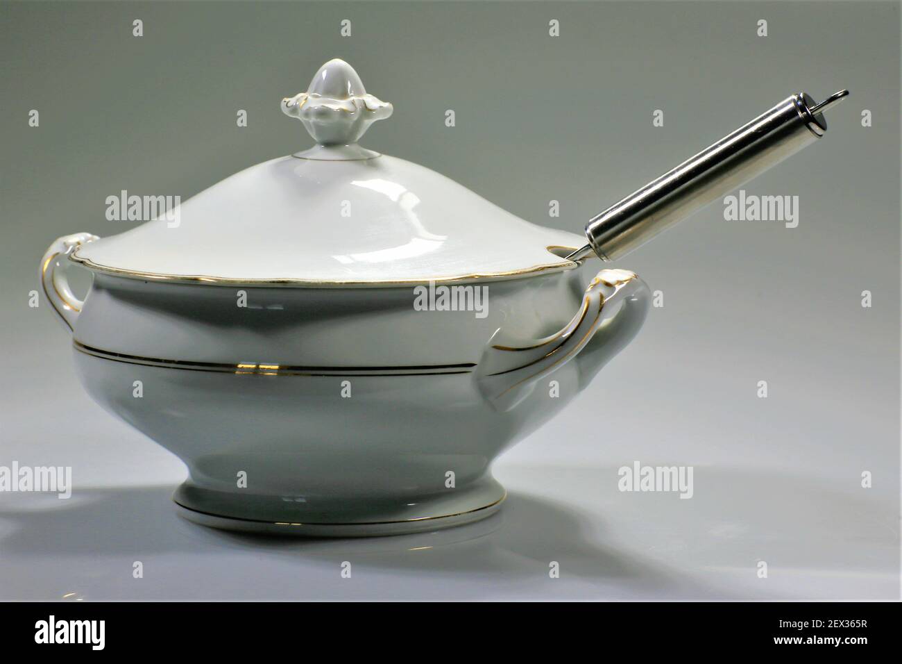 spoon and fork Stock Photo