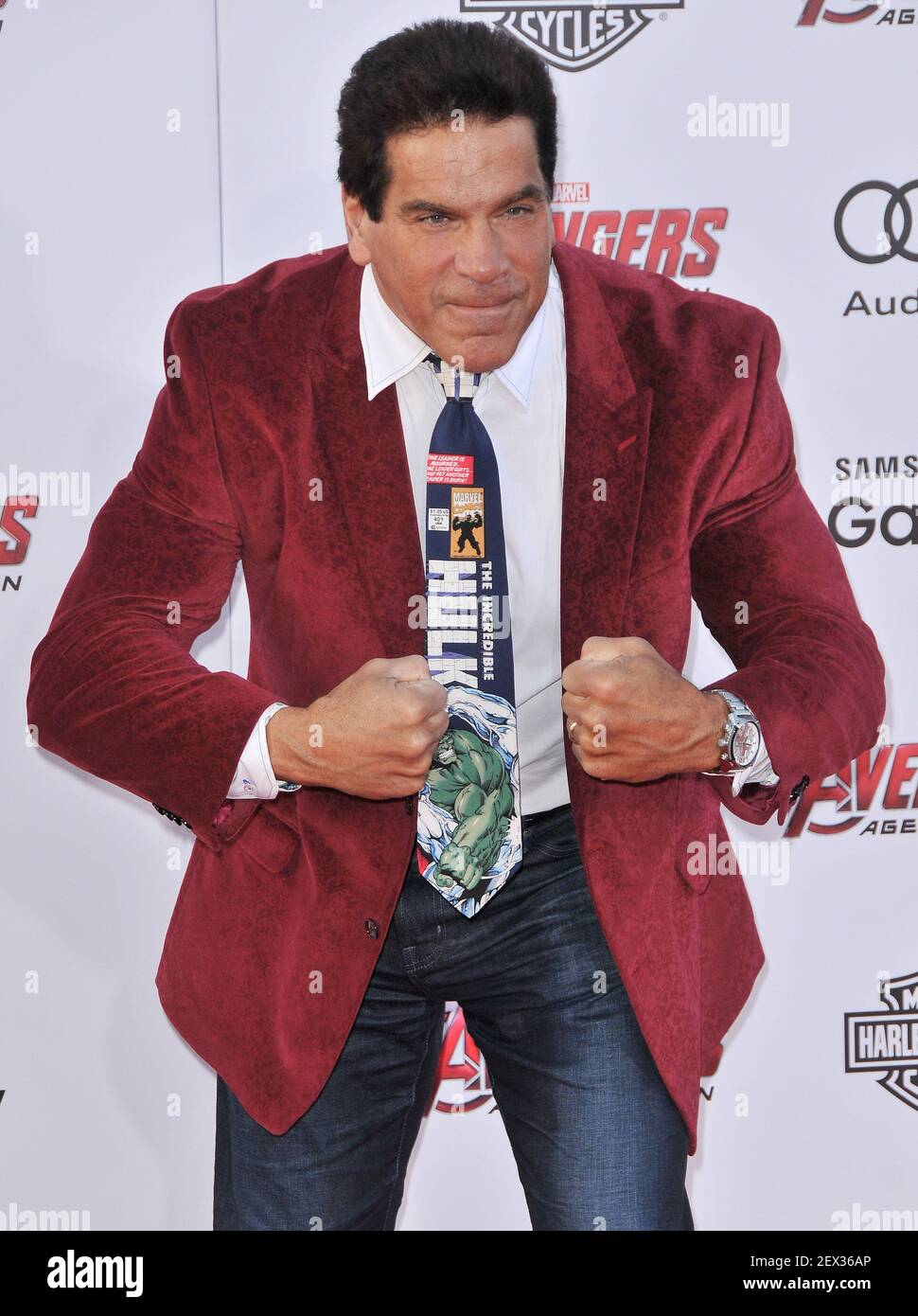 Lou Ferrigno arrives at the Marvel's "Avengers: Age Of Ultron" Los ...