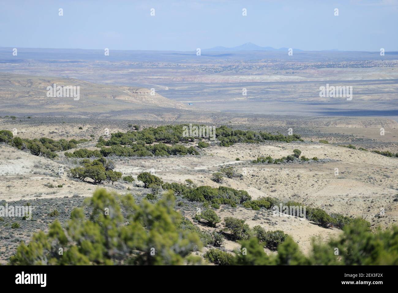 A view from Sevenmile Ridge over the Little Snake River in Moffat