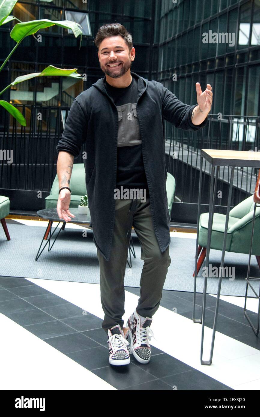 Miguel Poveda at a press conference at the Only You Hotel Atocha on the occasion of his planned concert in April at the Teatro Coliseum. Madrid, 03.03.2021 | usage worldwide Stock Photo