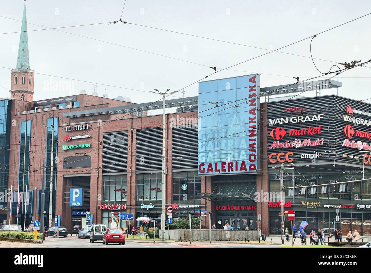 WROCLAW, POLAND - MAY 11, 2018: Galeria Dominikanska shopping mall in  Wroclaw, Poland. It is one of oldest malls in Wroclaw and has 100 stores  Stock Photo - Alamy