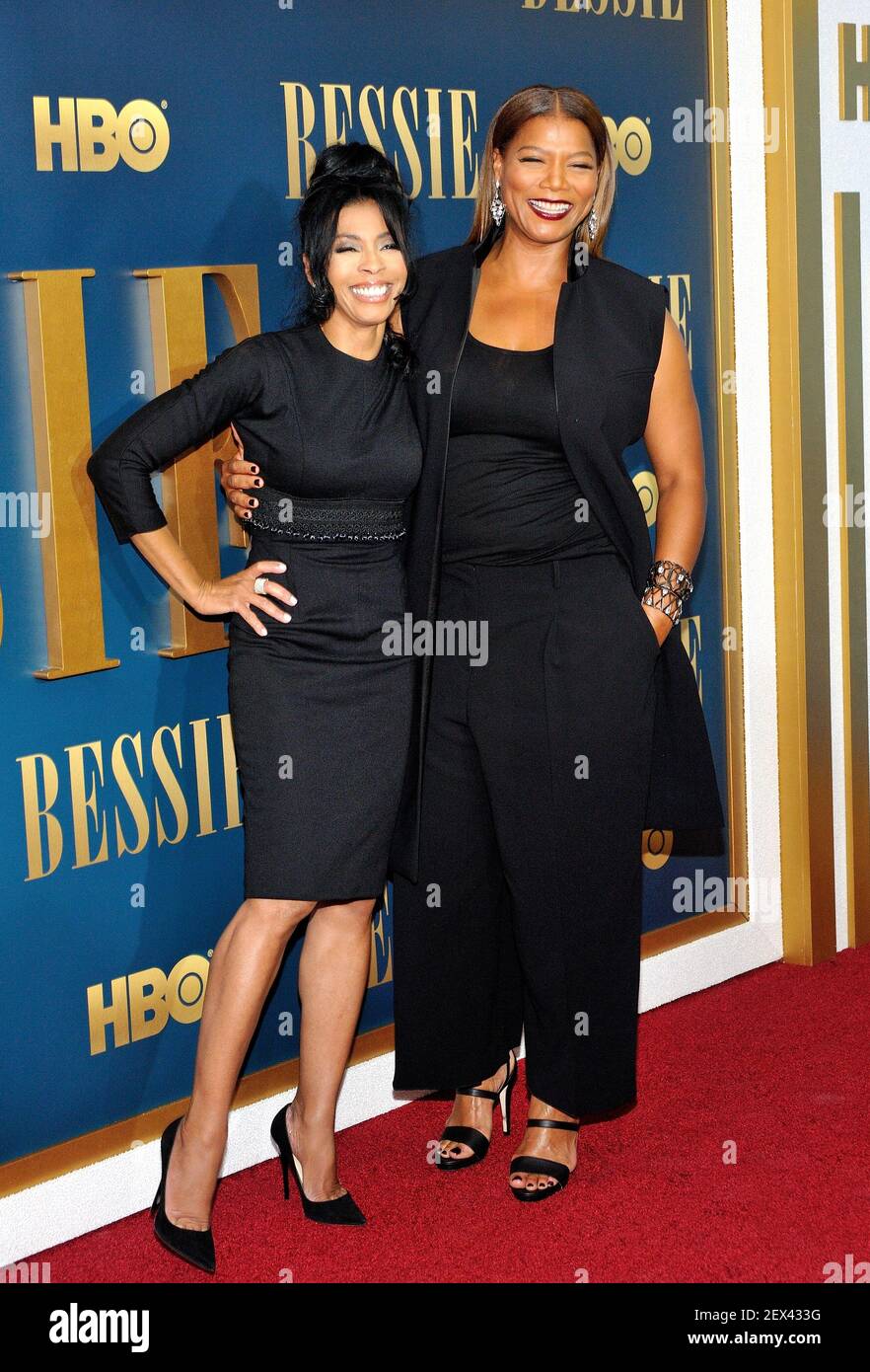 Actresses Khandi Alexander and Queen Latifah attend the screening of(02)
