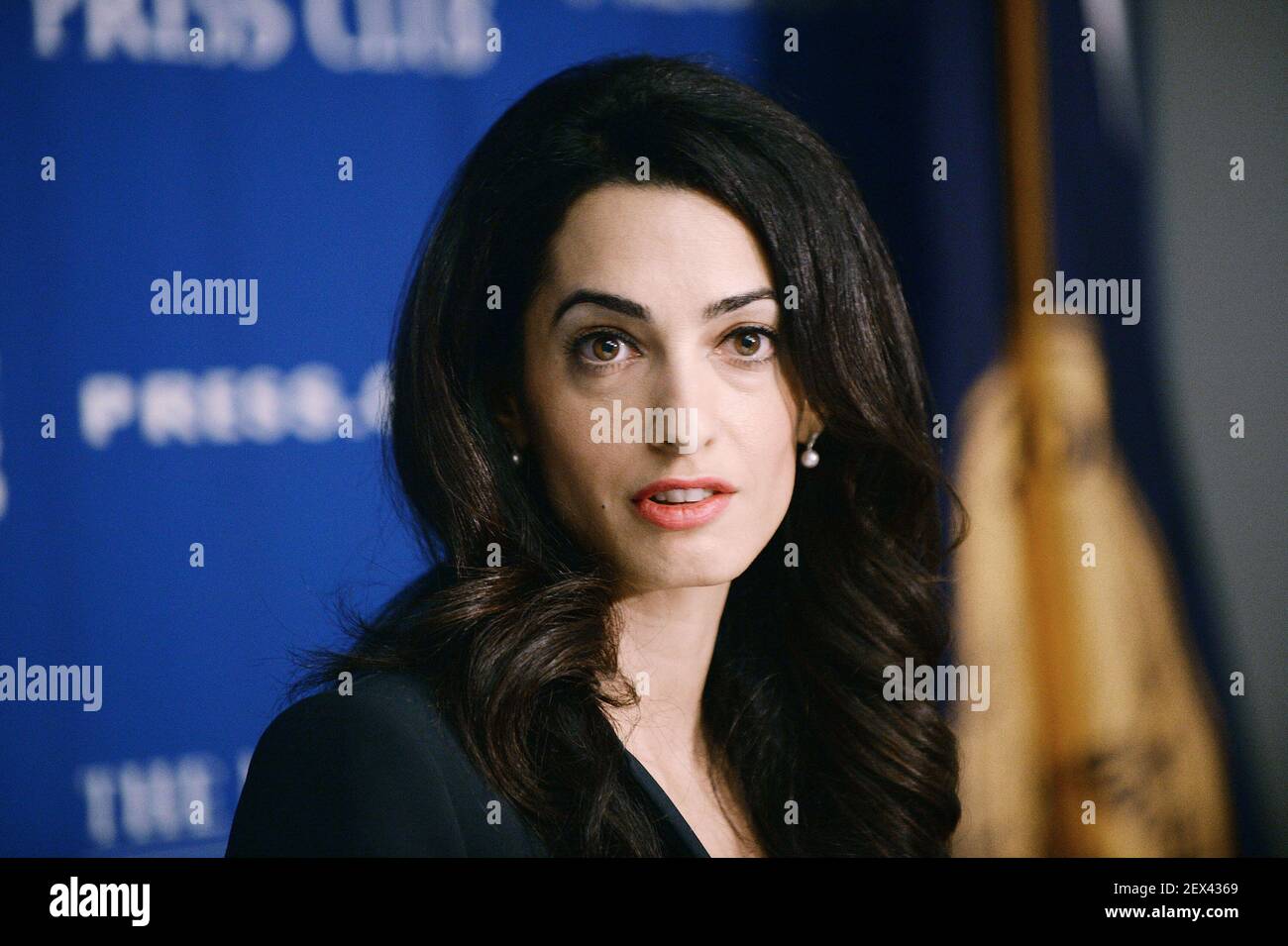 International lawyer Amal Clooney ,wife of actor Clooney speaks