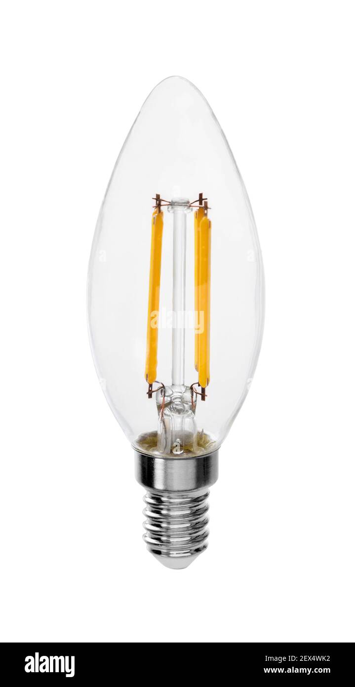 Light bulb. Lamp bulb isolated on white background. Stock Photo