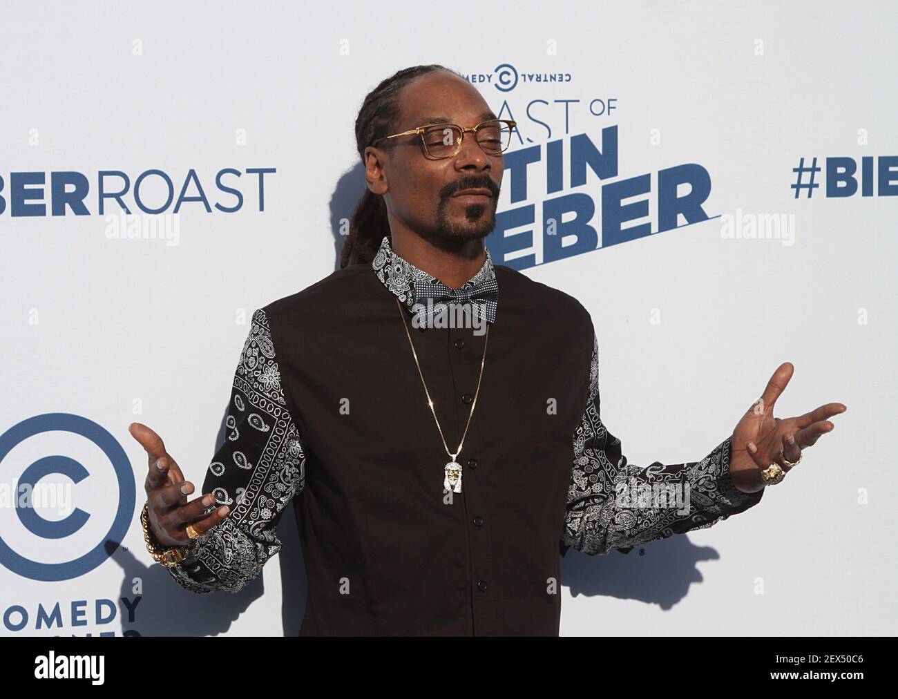 Snoop Dogg attends The Roast of Justin Bieber held at the Sony Picture