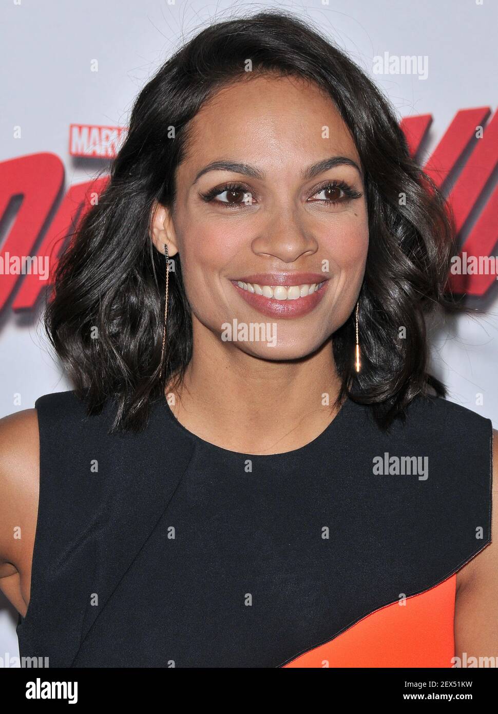 Rosario Dawson arrives at the "Marvel's Daredevil" Los Angeles Premiere