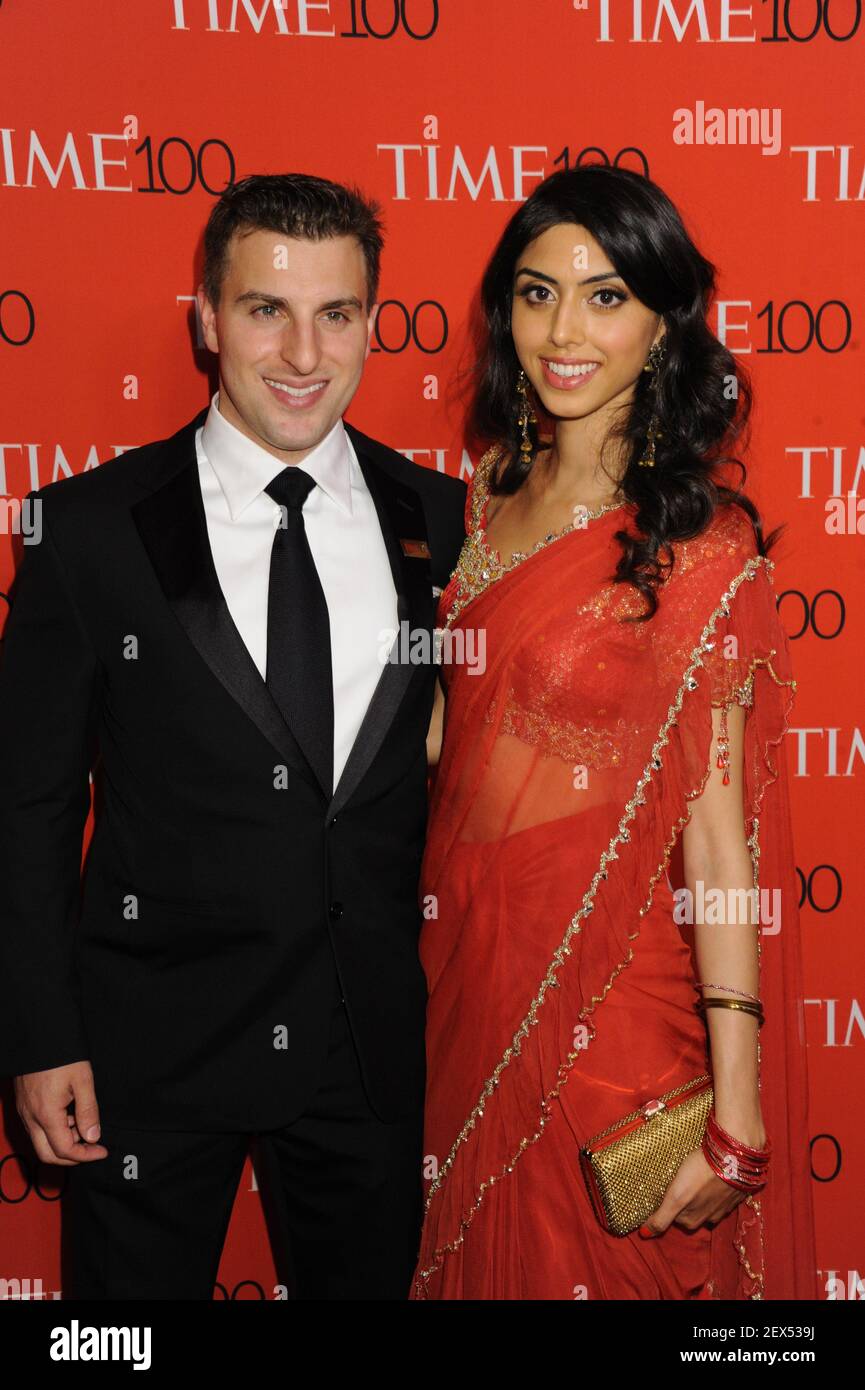 Brian Chesky, Elissa Patel arrives to the 2015 Time 100 Gala