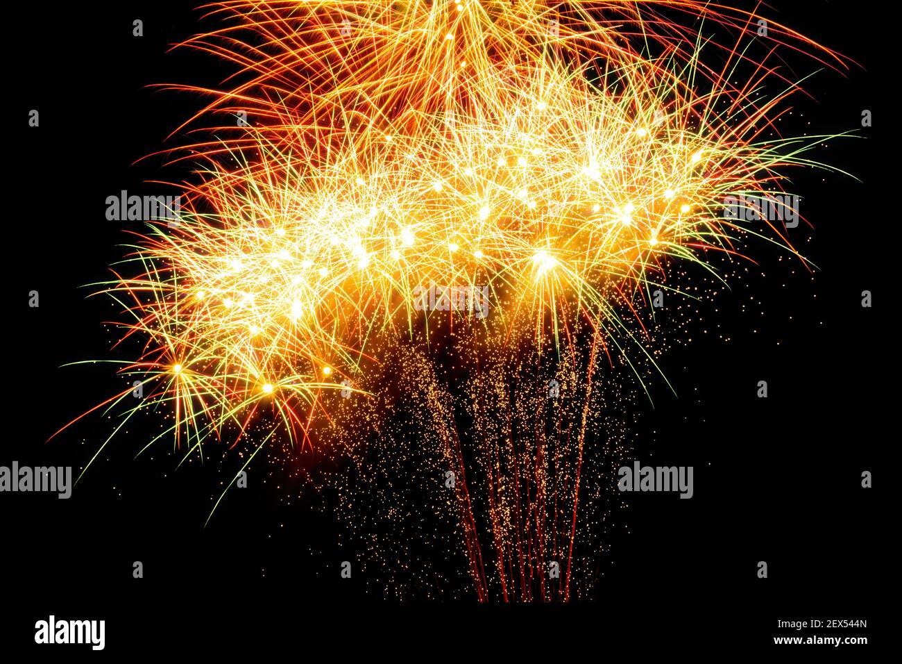 Image with a black background prepared to edit text of a firework ...