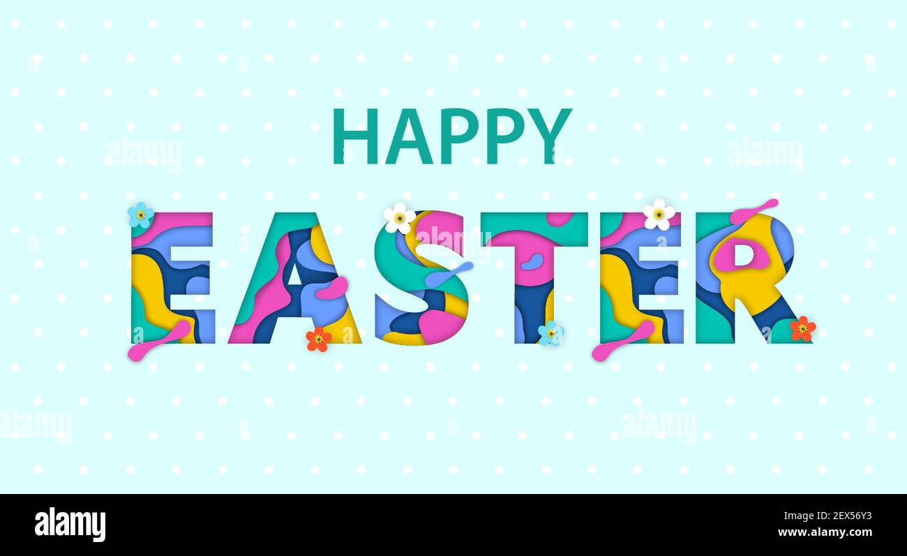 Easter sale banner of paper cut Stock Vector Image & Art Alamy