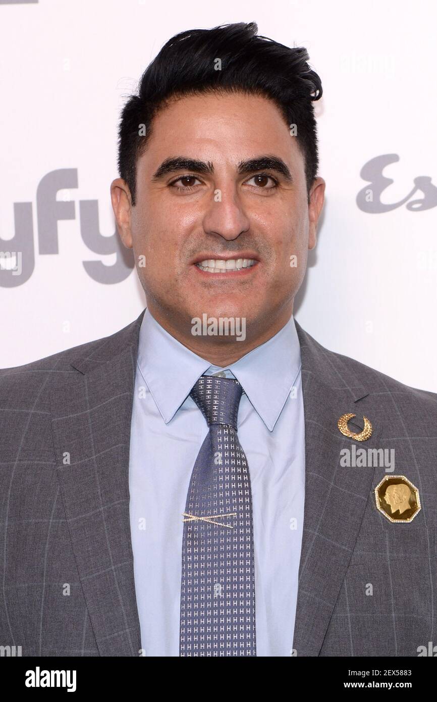 Reza Farahan attends the 2015 NBCUniversal Cable Entertainment Upfronts