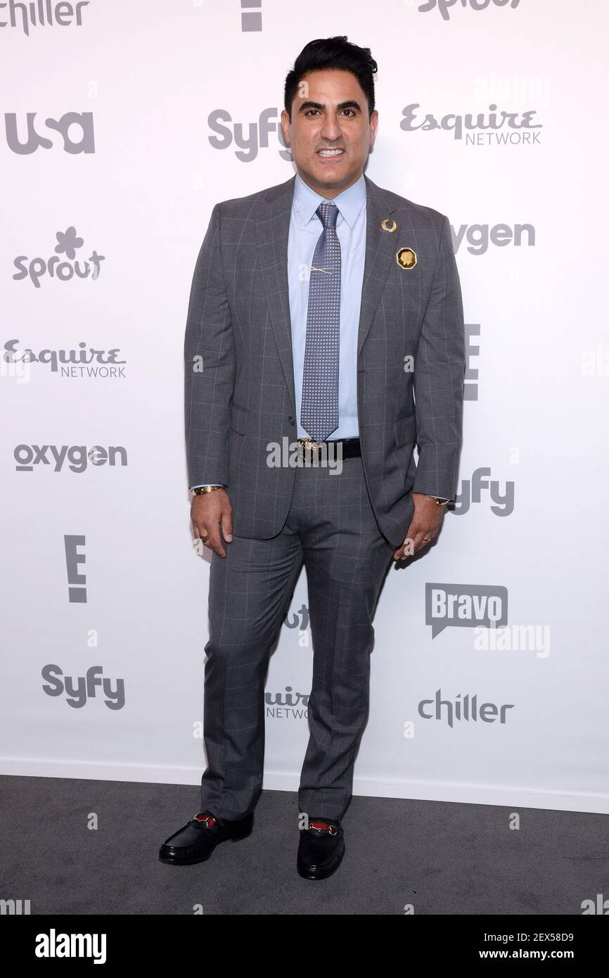 Reza Farahan attends the 2015 NBCUniversal Cable Entertainment Upfronts