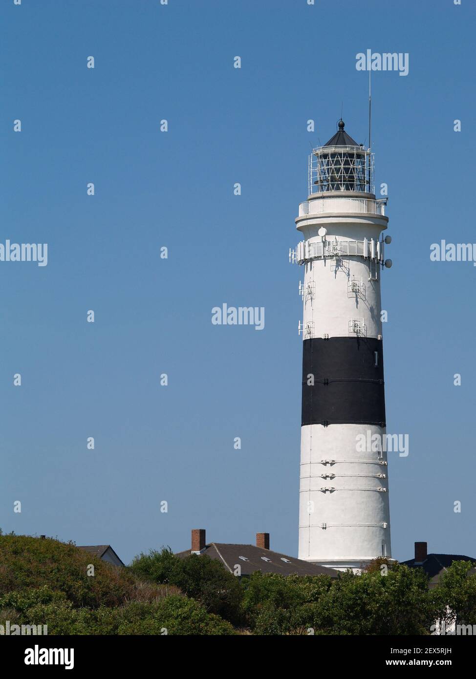 Lighthouse in Kampen, Sylt, Germany Stock Photo
