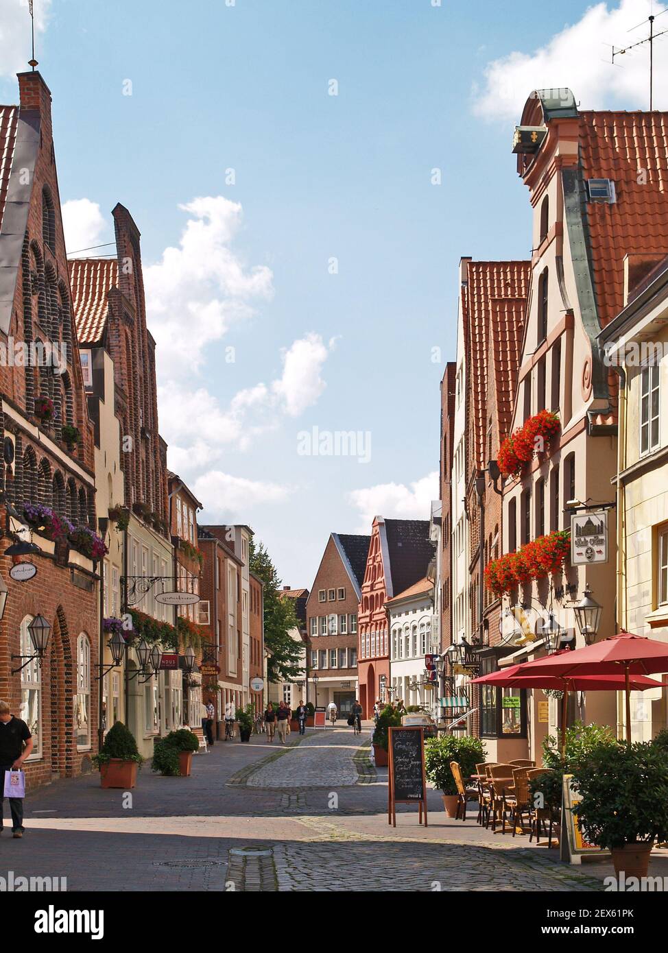 Heiligengeiststrasse in Lueneburg, Germany Stock Photo