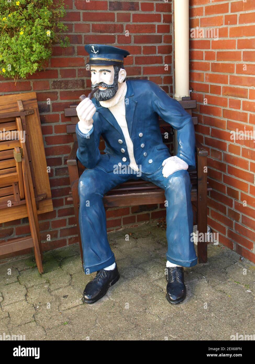 Smokers' Corner in Wyk, Germany Stock Photo Alamy