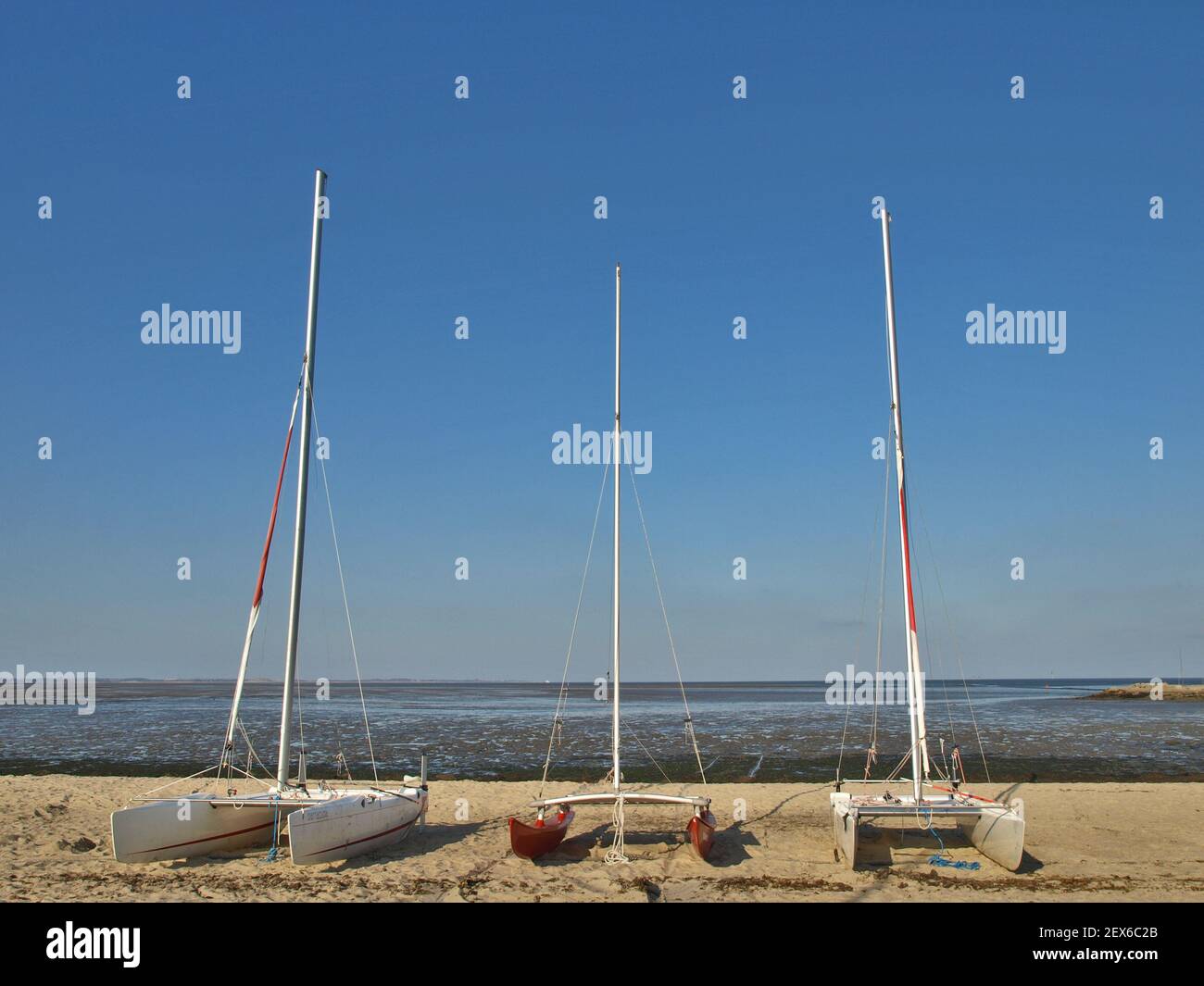 Hobie Cats in Munkmarsch, Germany Stock Photo Alamy