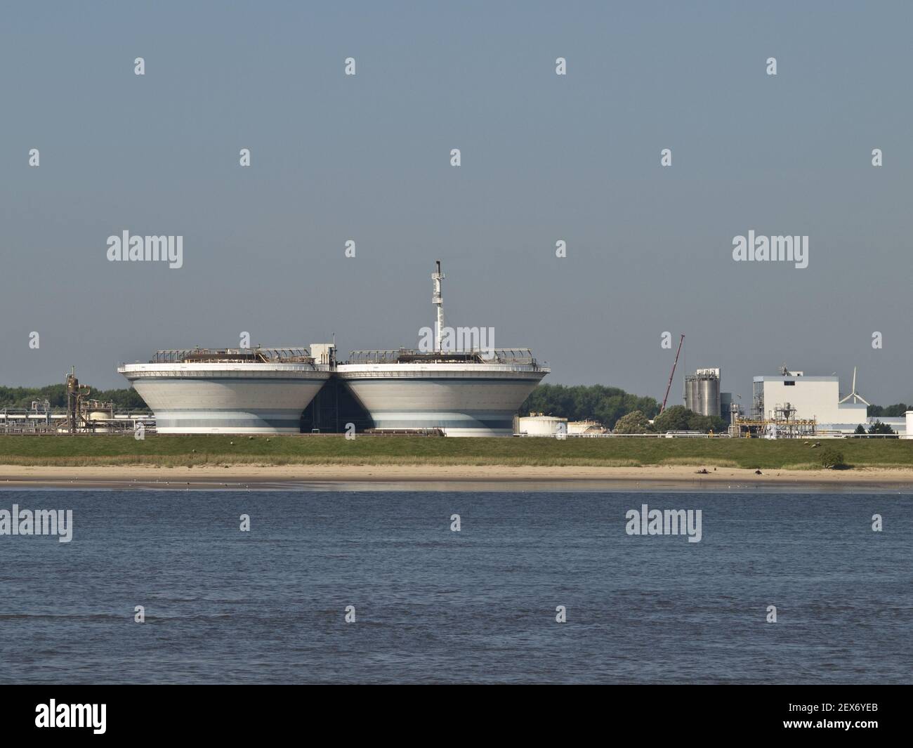 Dow Chemical in Stade, Germany Stock Photo
