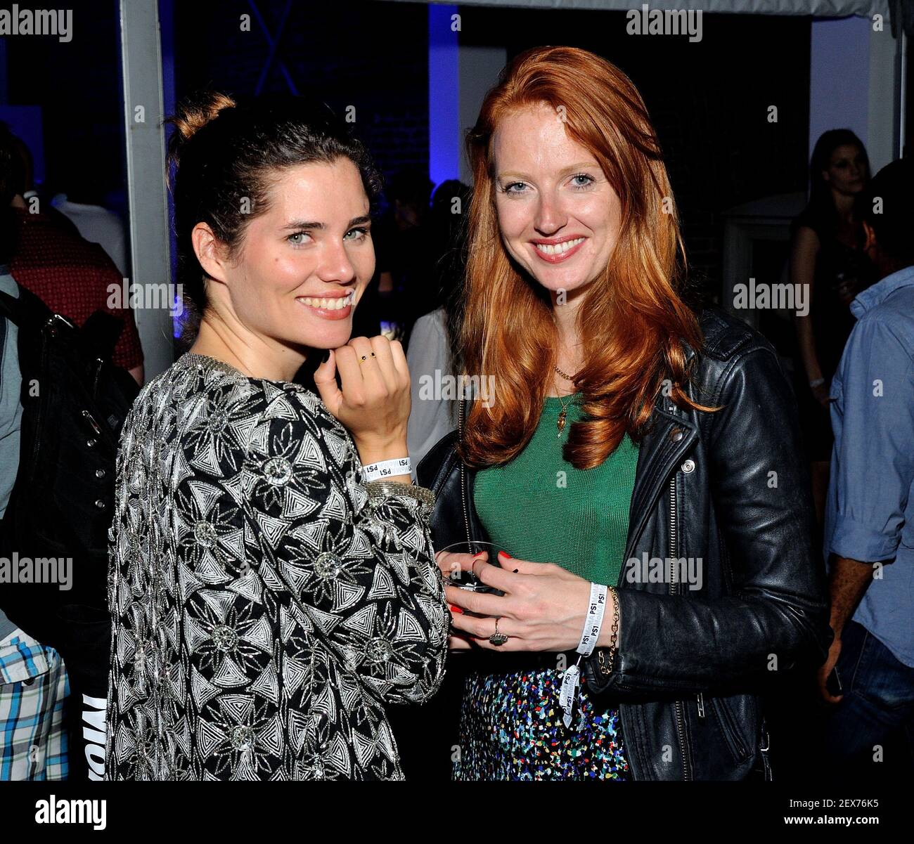 L-R: Karolin Langfeldt and Luise Muller-Hofstede attend The Summer Artists Party at MoMA PS1 presented Volkswagen at MoMA PS1 in Queens, on June 26, (Photo by Stephen ***