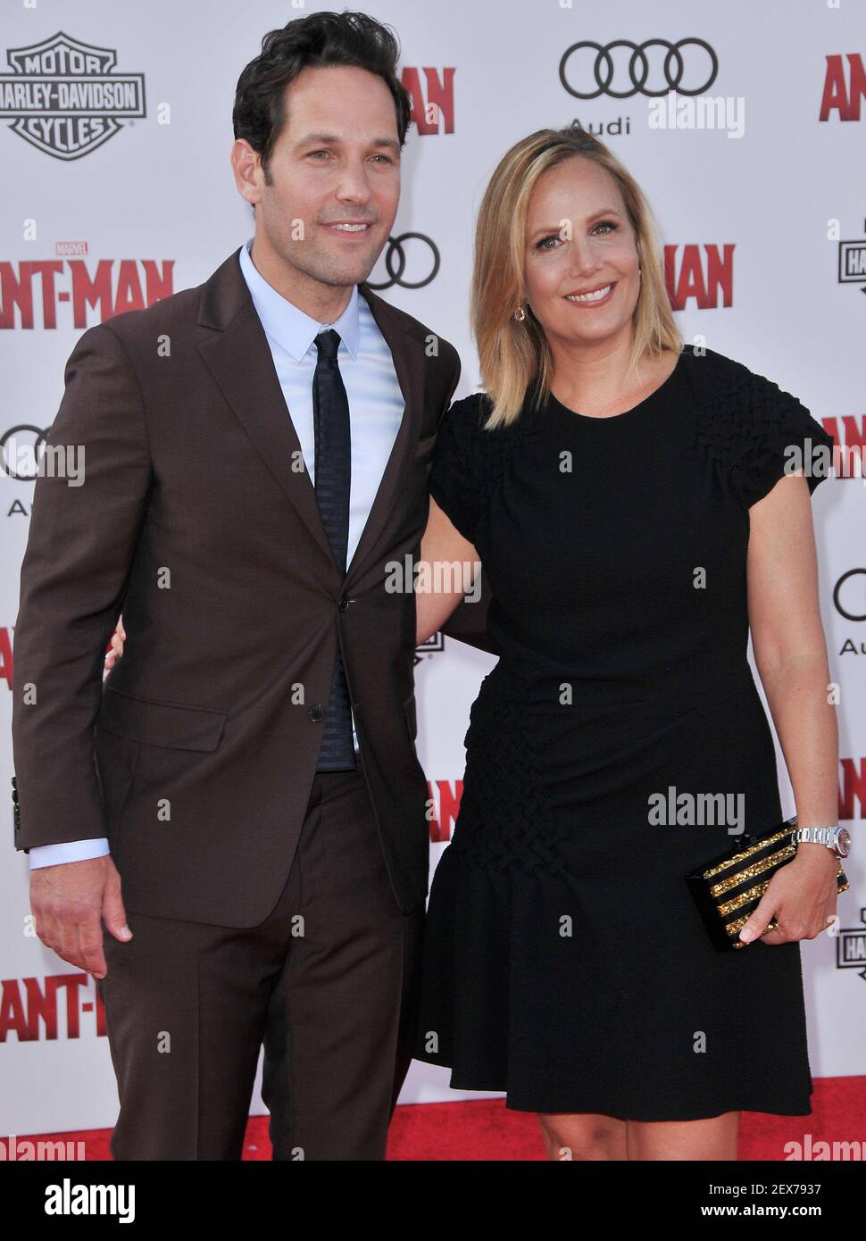 John Rudd Wife (L-R) Paul Rudd and Wife Julie Yaeger arrives at Marvel's