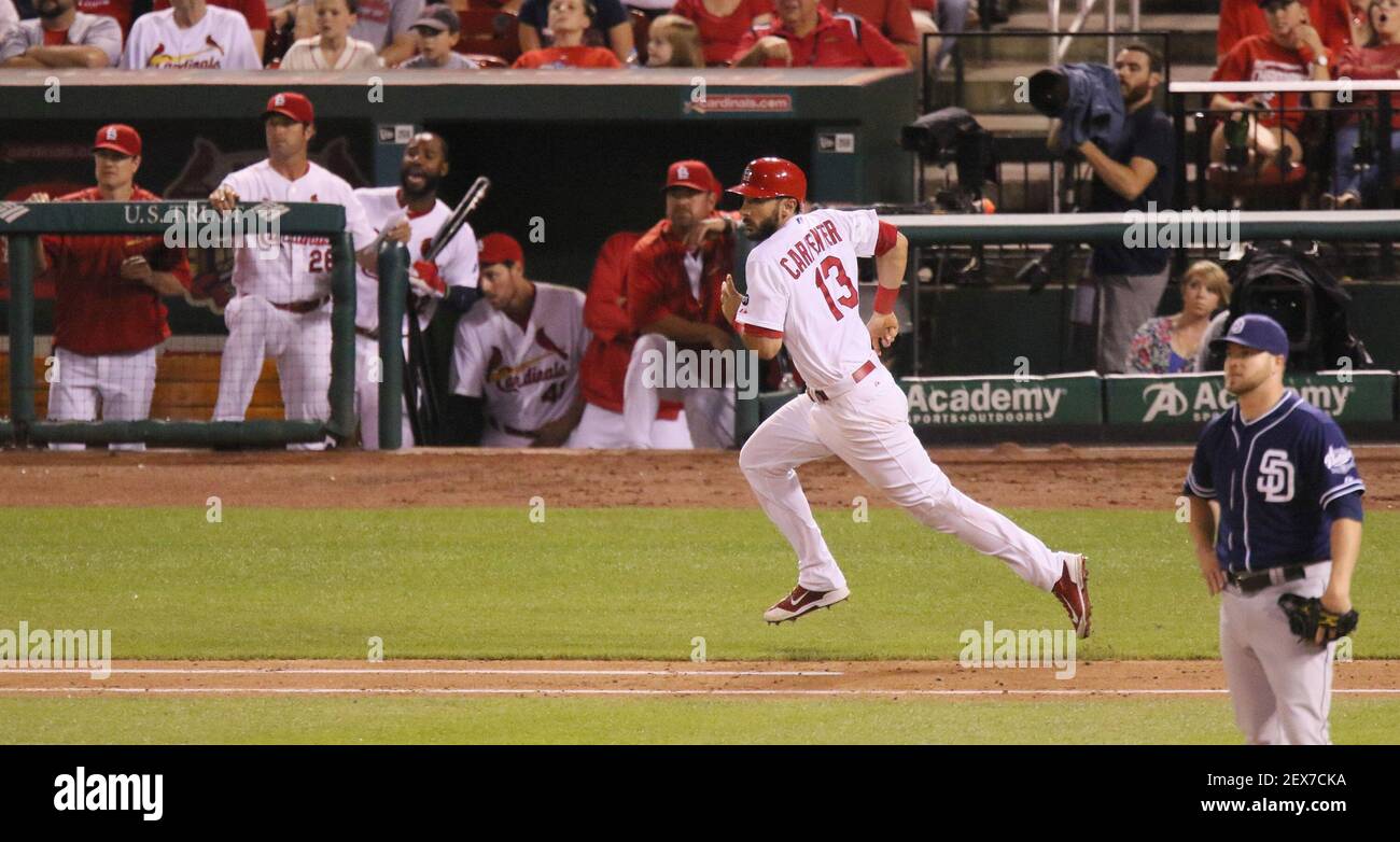 San Diego Padres' Matt Carpenter bats during the first inning of a baseball  game against the Arizona Diamondbacks, Monday, April 3, 2023, in San Diego.  (AP Photo/Gregory Bull Stock Photo - Alamy