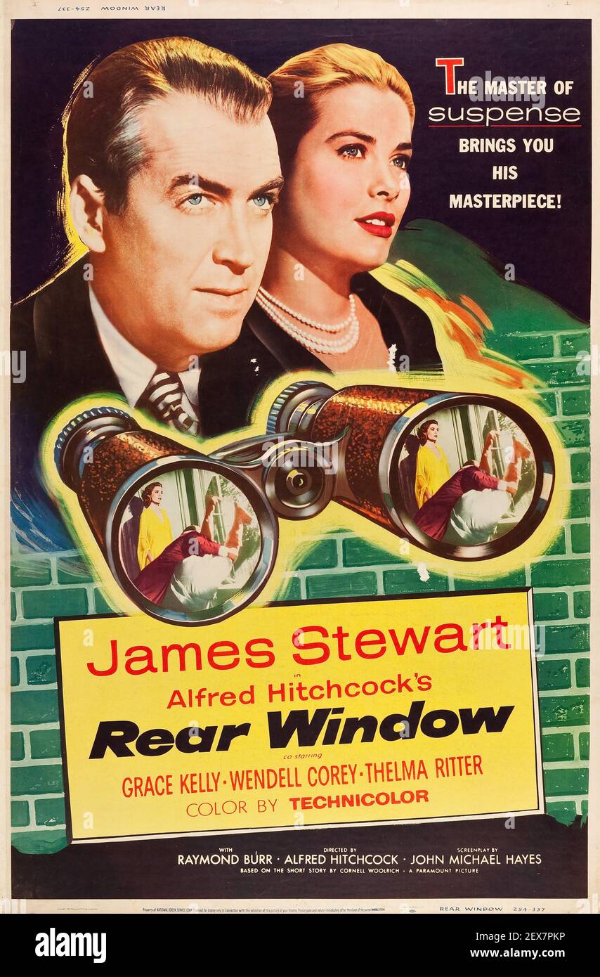 REAR WINDOW Movie Poster 1954 | Rear Window Poster | ciudaddelmaizslp