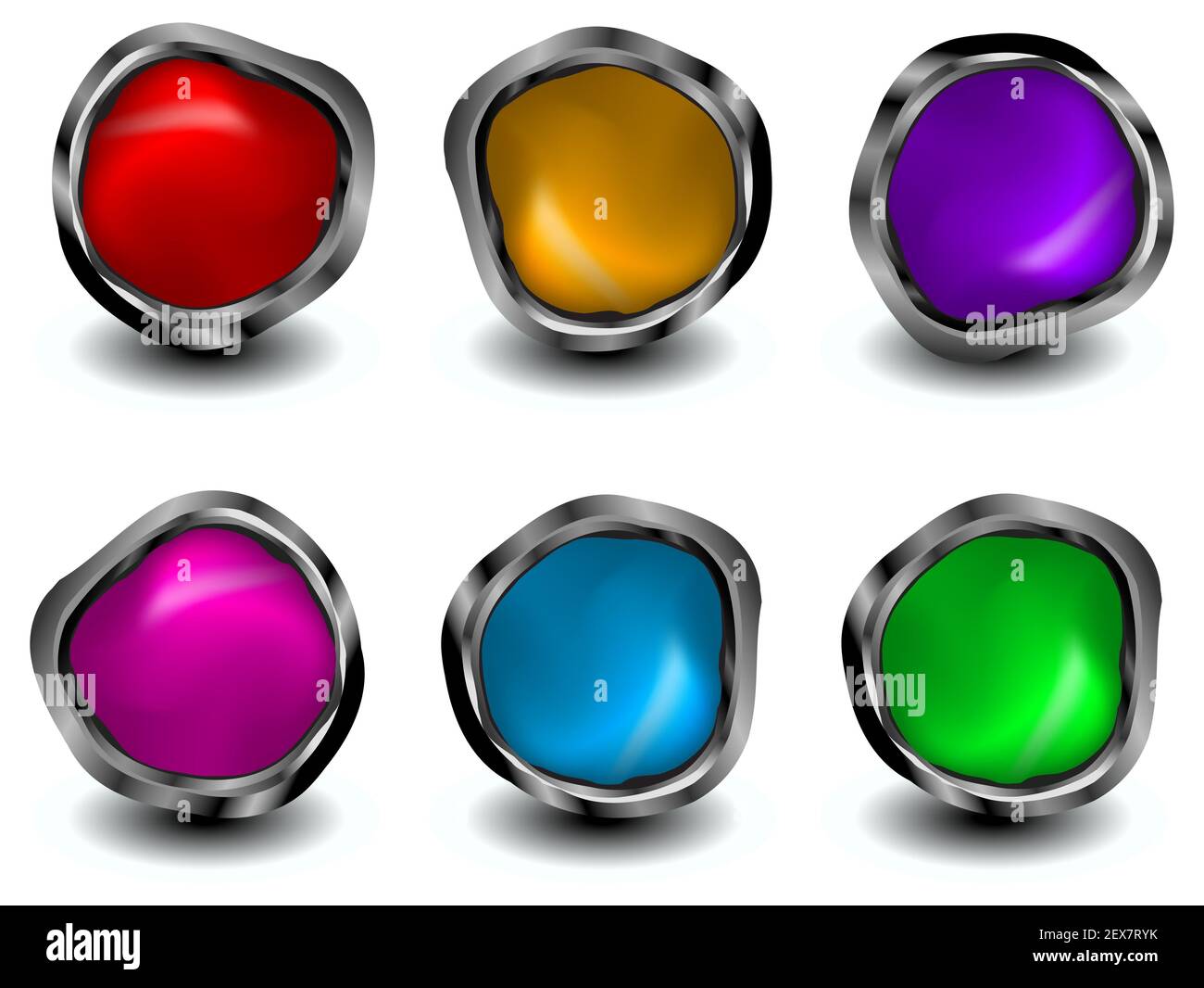 Buttons Stock Photo