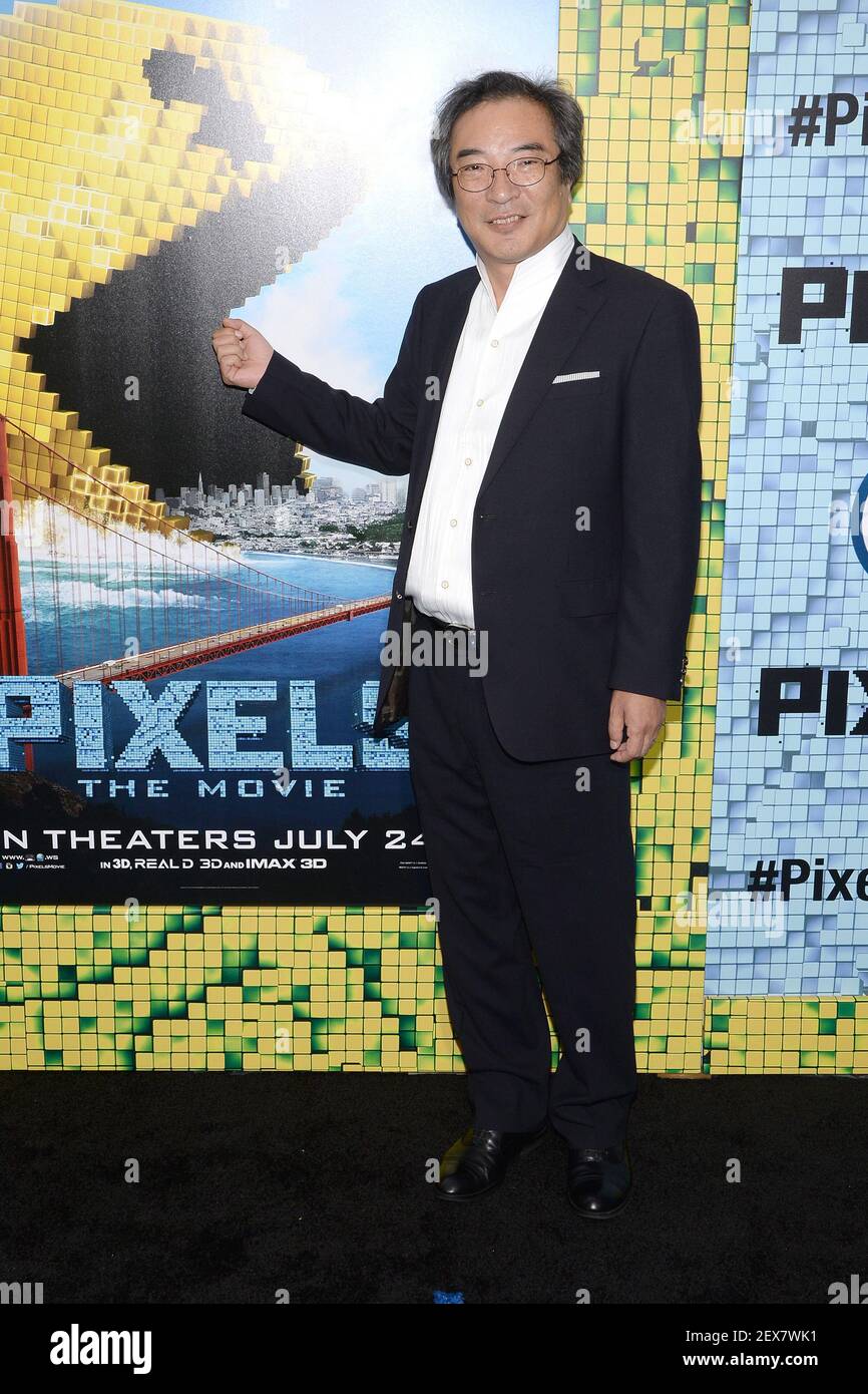 Professor Iwatani attends the &lsquo;Pixels&rsquo; New York Premiere at the 