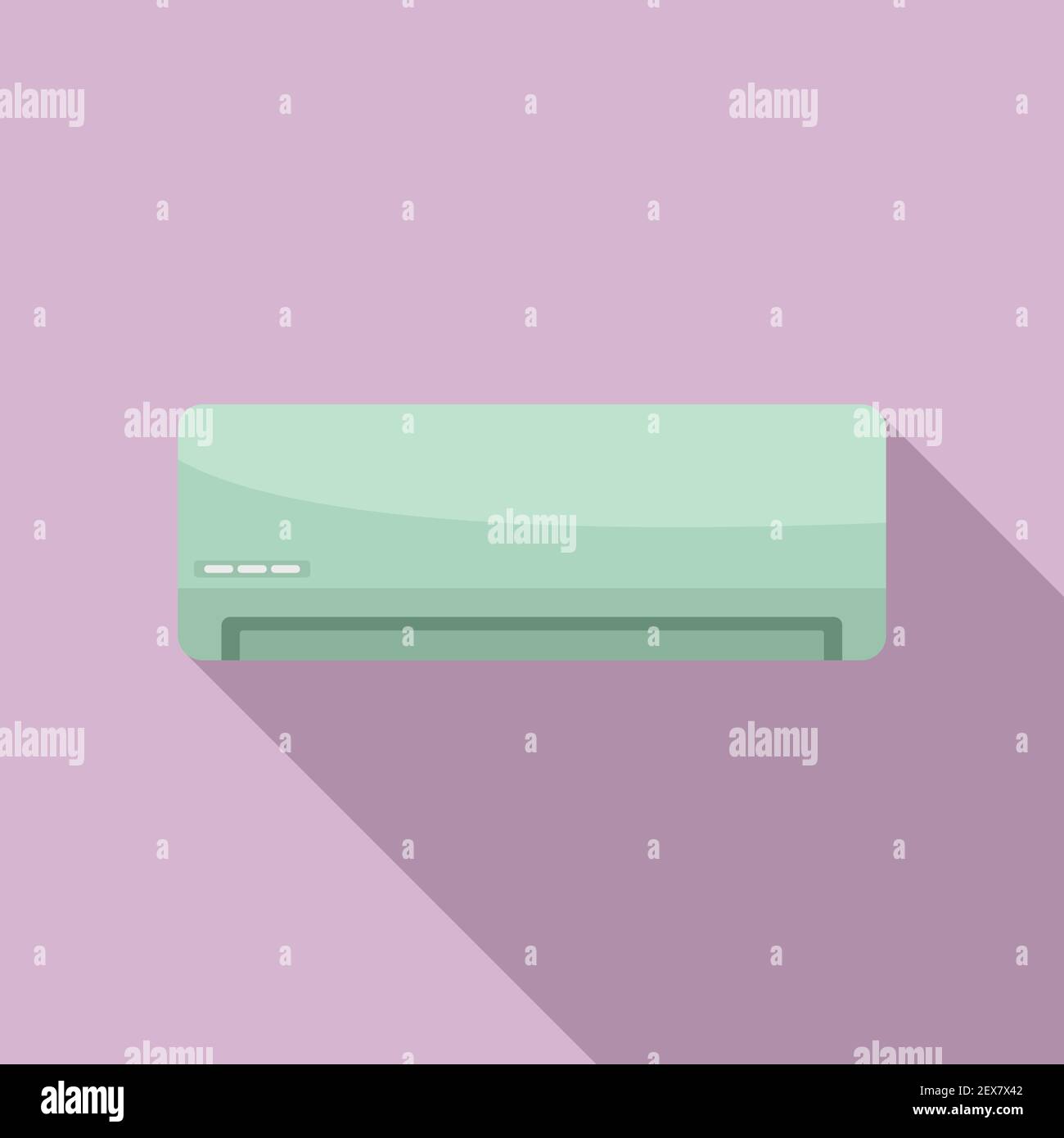 Air conditioner icon, flat style Stock Vector Image & Art - Alamy