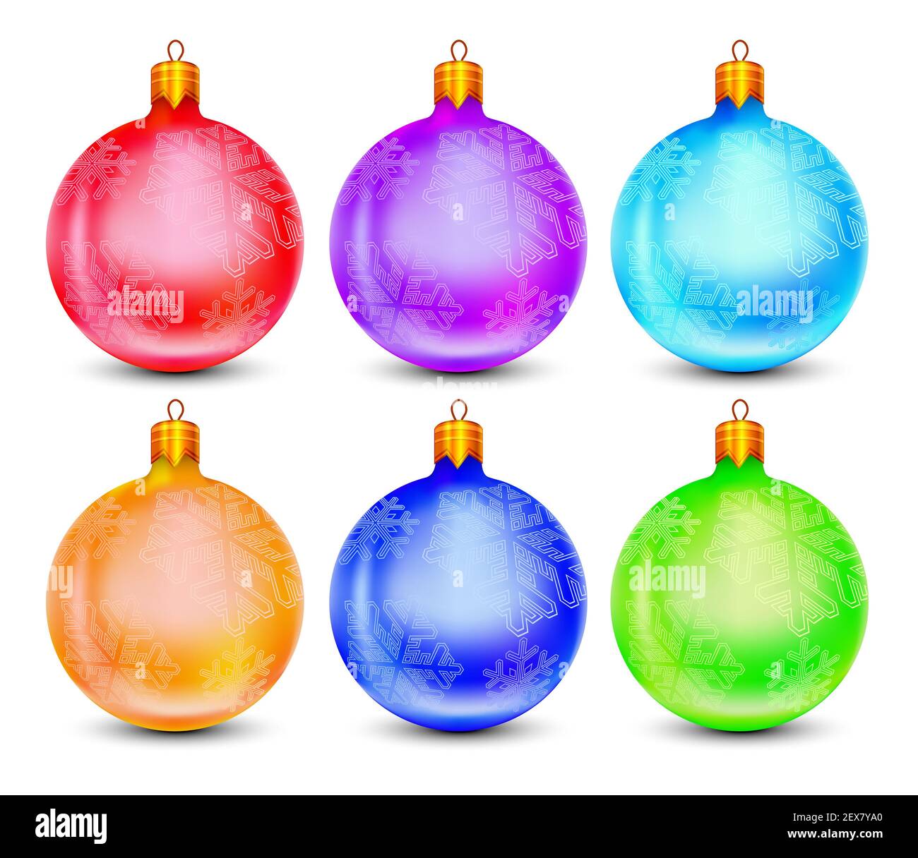 Christmas baubles Cut Out Stock Images & Pictures - Alamy