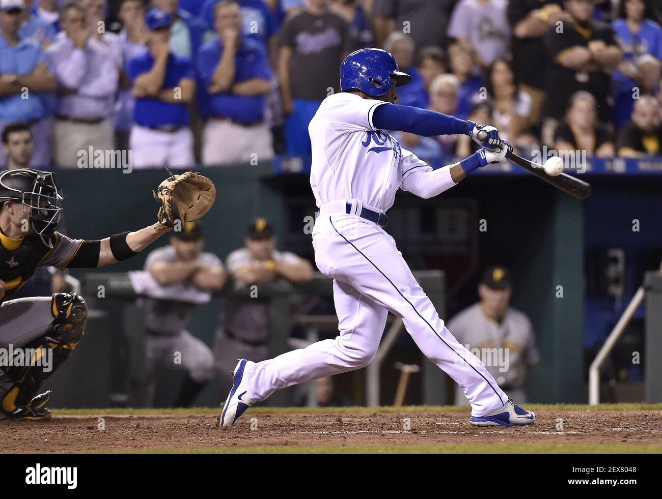 This is a 2015 photo of Jarrod Dyson of the Kansas City Royals baseball  team. This image reflects the Kansas City Royals active roster as of  Friday, Feb. 27, 2015, when this