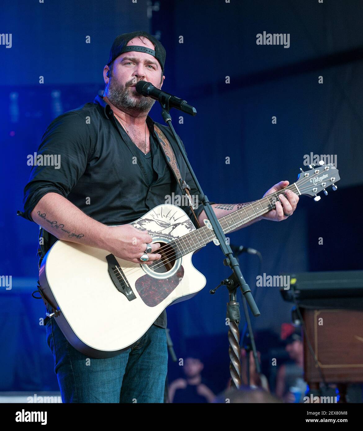 17 July 2015 Morristown, Ohio Country music artist LEE BRICE