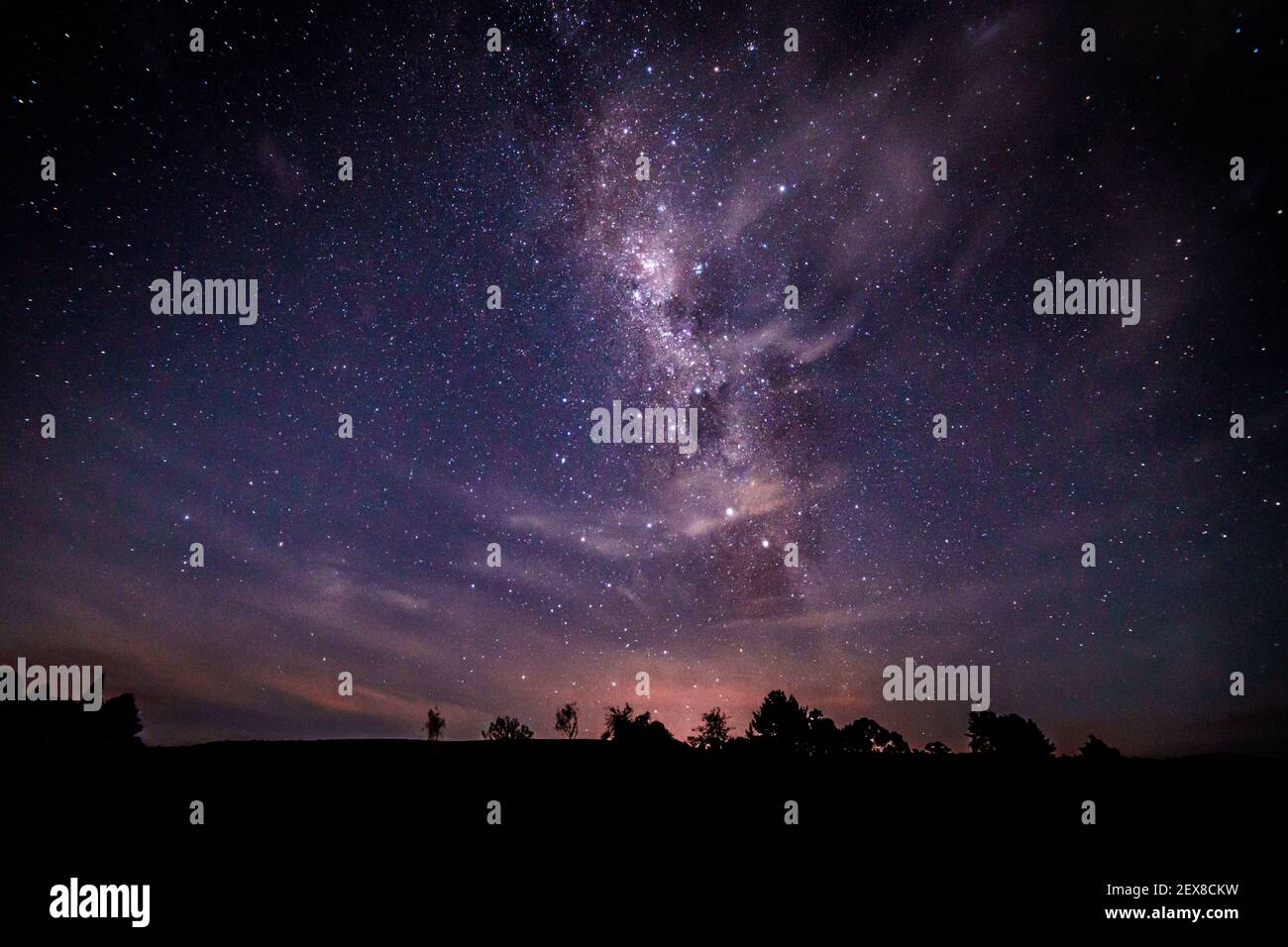Our mesmerizing galaxy, the Milky Way seen from New Zealand Stock Photo ...