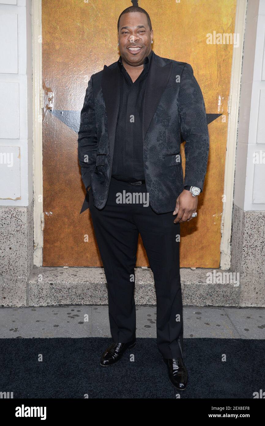 Busta Rhymes attends 'Hamilton' Broadway Opening Night at Richard Rodgers Theatre in New York