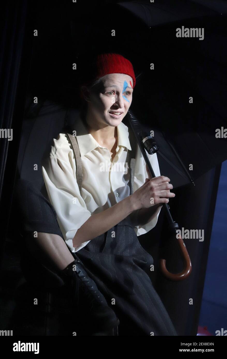 February 26, 2021. - Russia, Moscow. - The Vakhtangov Theatre. 'King ...