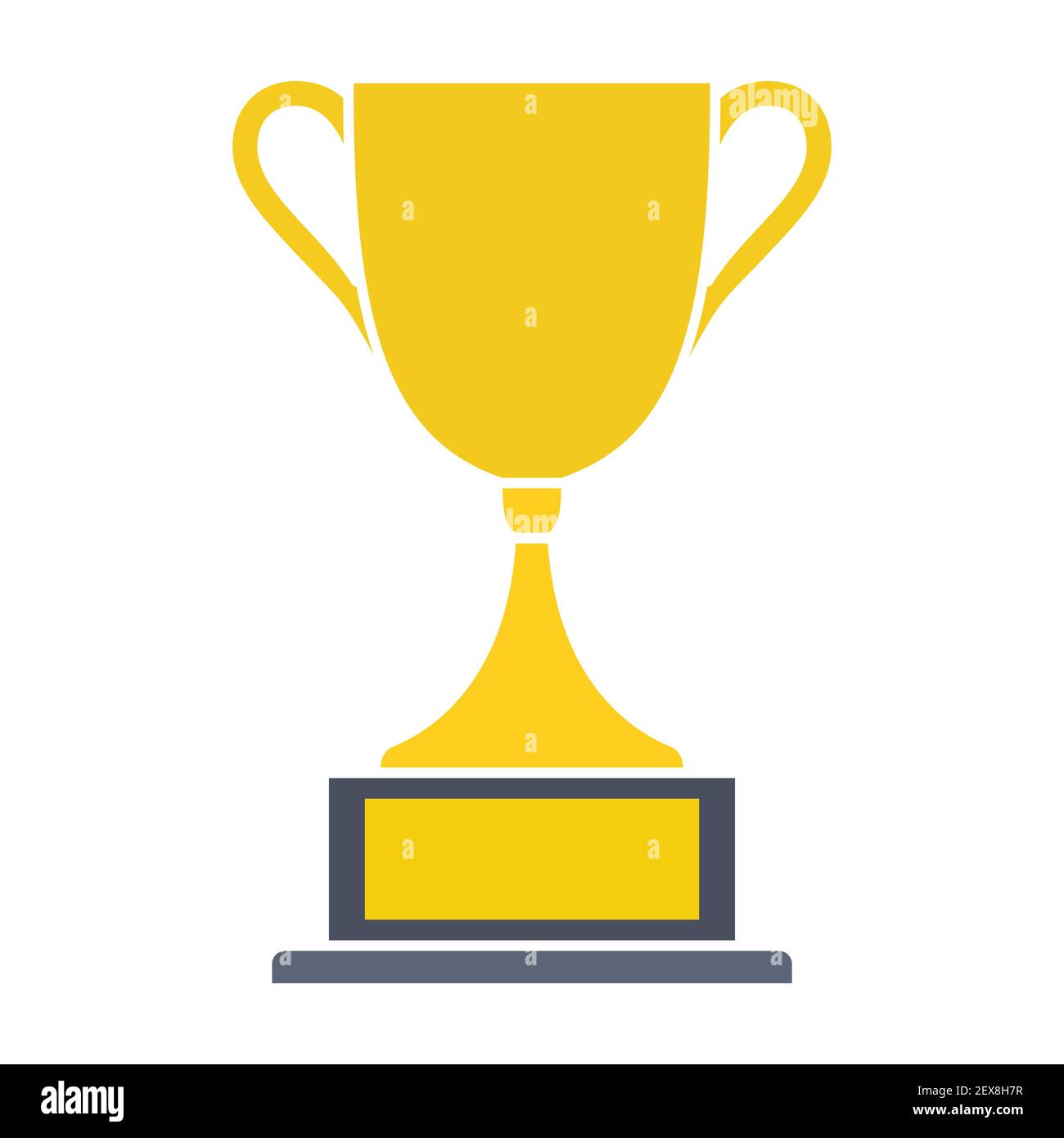 Golden trophy cup icon Stock Vector Image & Art - Alamy