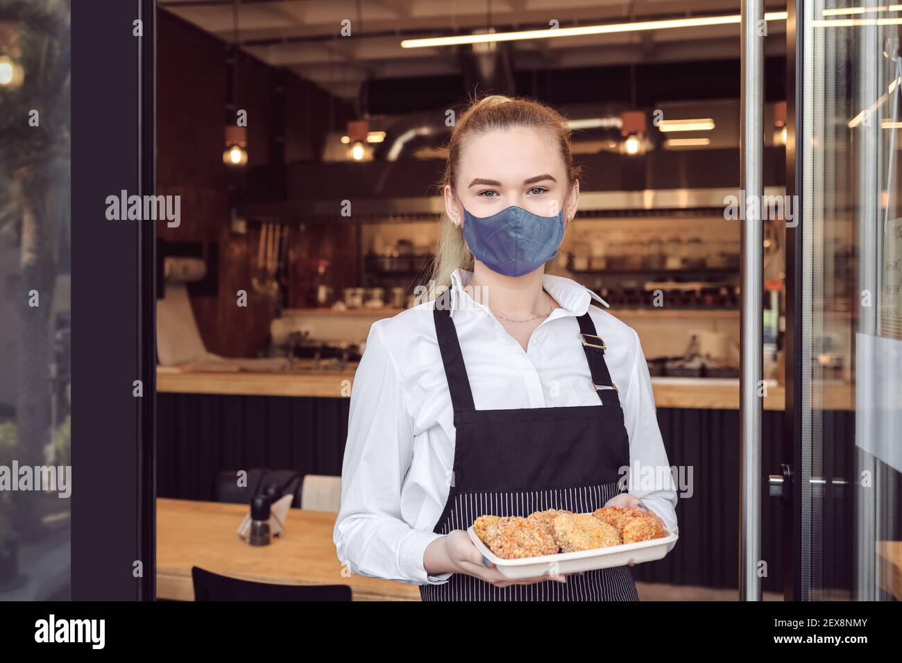 Reopening of a small business activity after the covid-19 lockdown quarantine Stock Photo