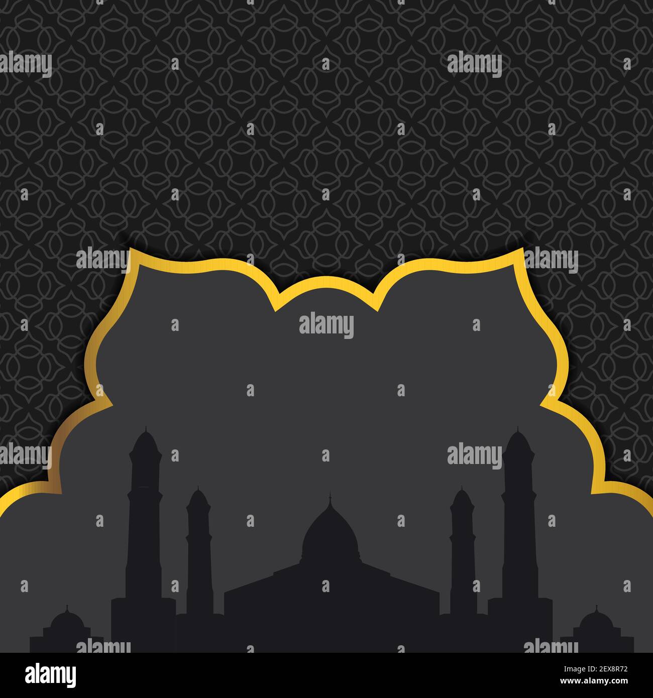Mosques s. Ramadan kareem background. Eps 10 vector illustration Stock Vector