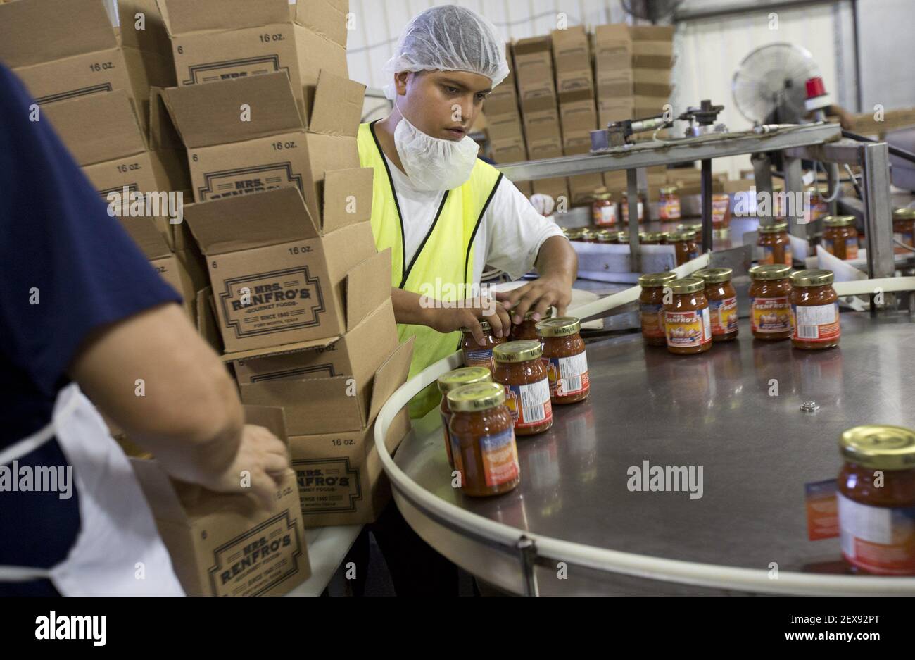 Mrs. Renfro's produces up to 135 jars per minute of salsa when in