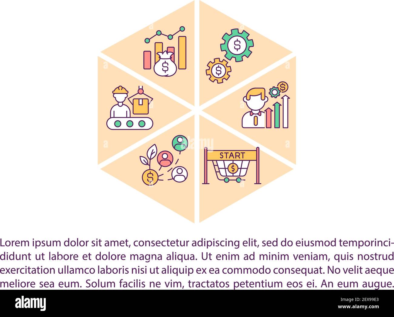 Economic recovery concept icon with text Stock Vector Image & Art - Alamy
