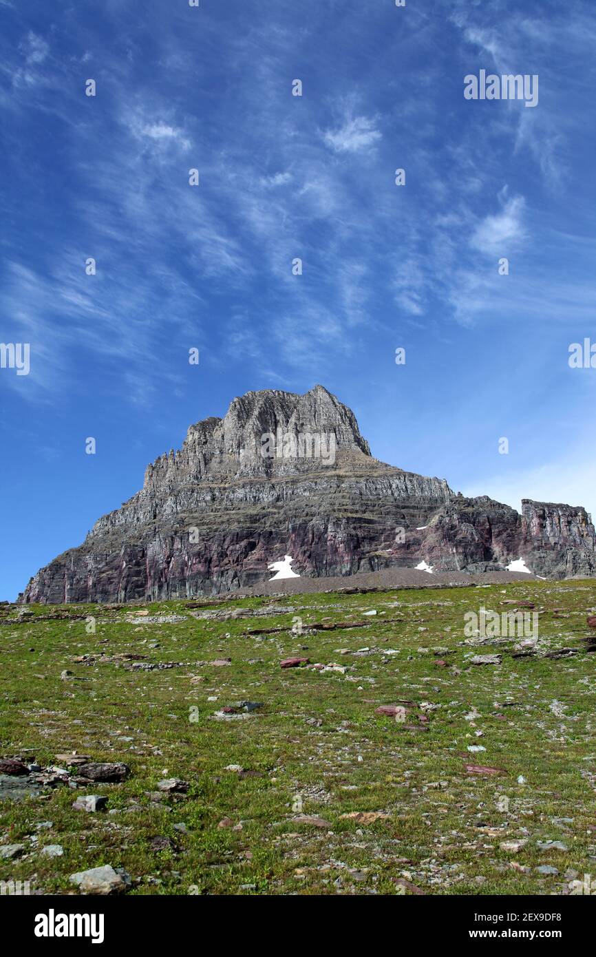 Clements Mountain – Glacier National Park, Montana, USA Stock Photo