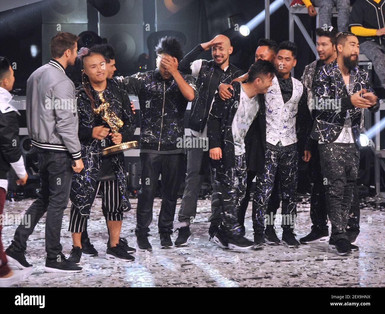 (LR) ABDC Host Jason Dundas and America's Best Dance Crew All Star