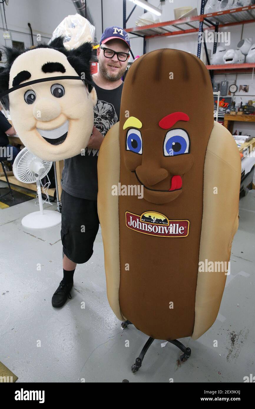 The Olympus Group, where they make mascots for sports teams and